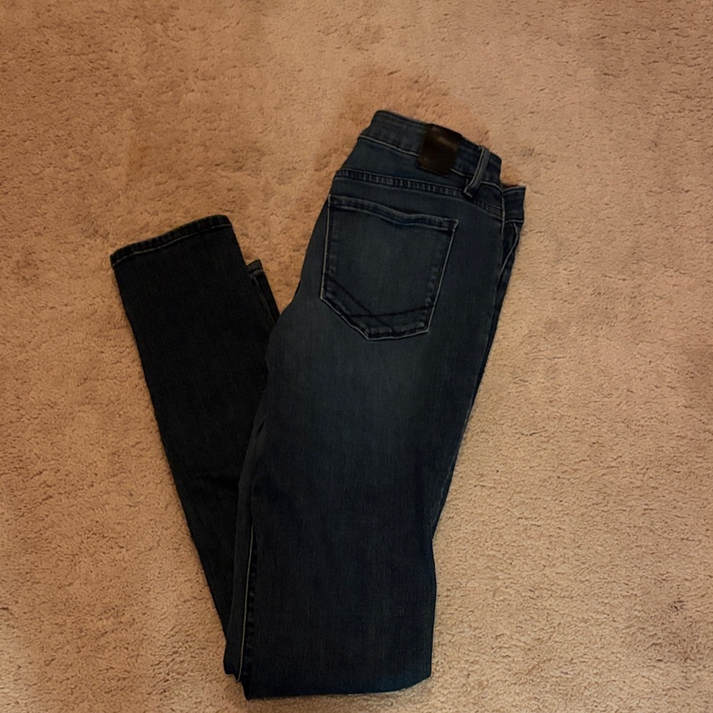 Dark Blue Women's Skinny Jeans - Picture 5 of 6